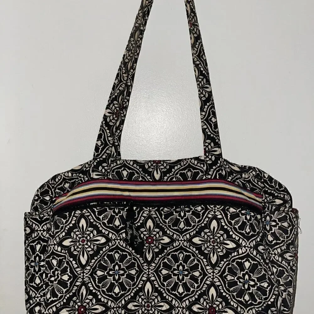 Vera Bradley Diaper Bag Barcelona Floral Baby Tote Retired Pattern